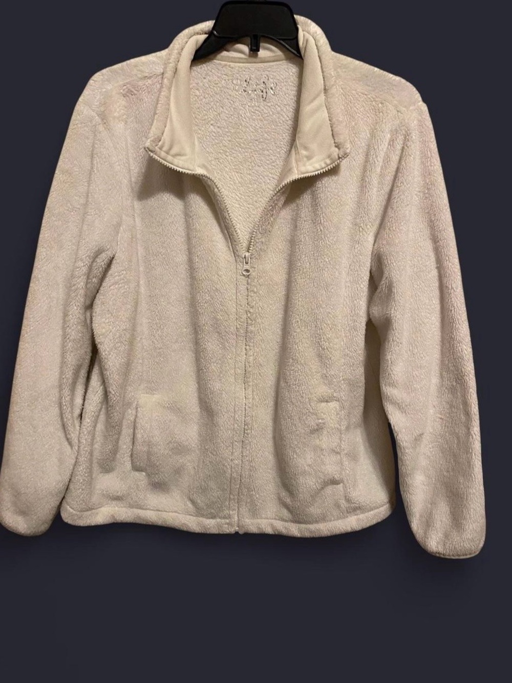 made for life Cream Teddy Fleece Full-Zip Jacket